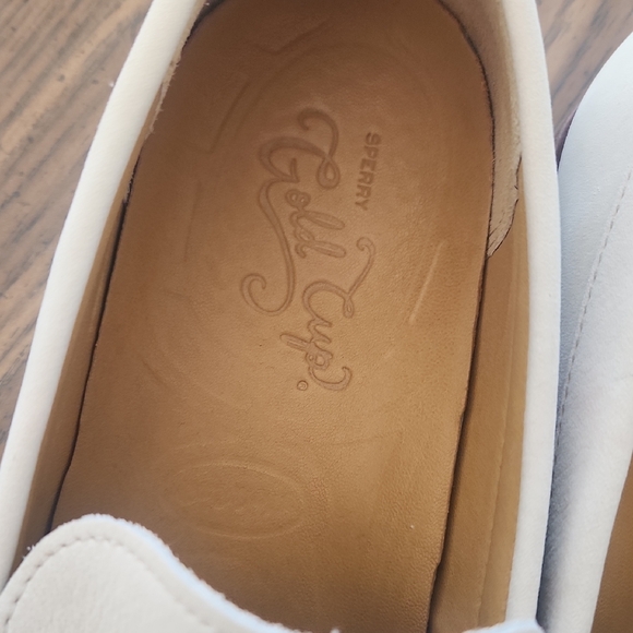 Sperry Men's Off-White Leather Loafers - Picture 8 of 9